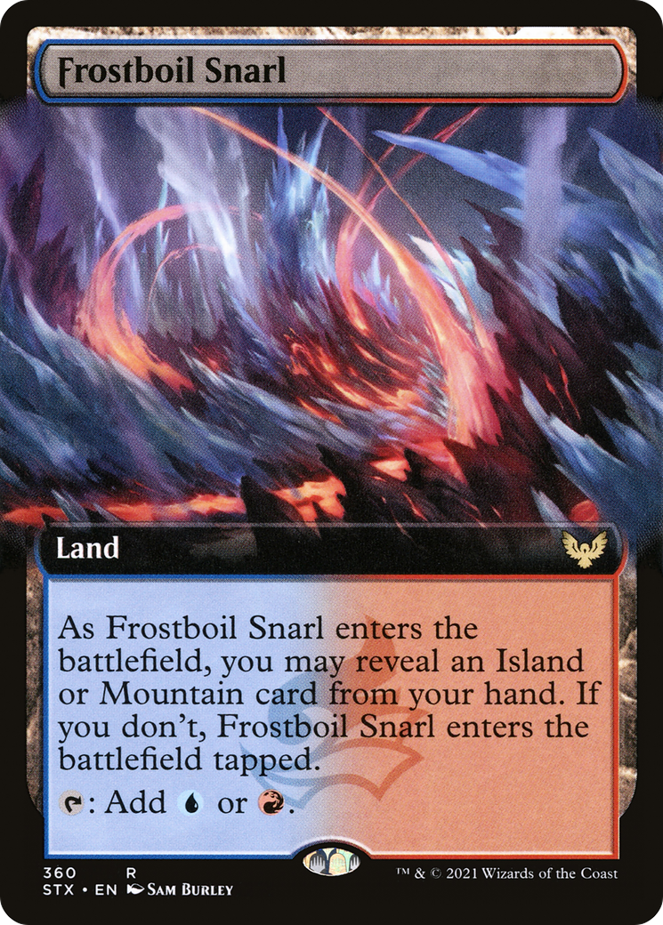 Image of Frostboil Snarl (Extended Art) [Strixhaven: School of Mages]