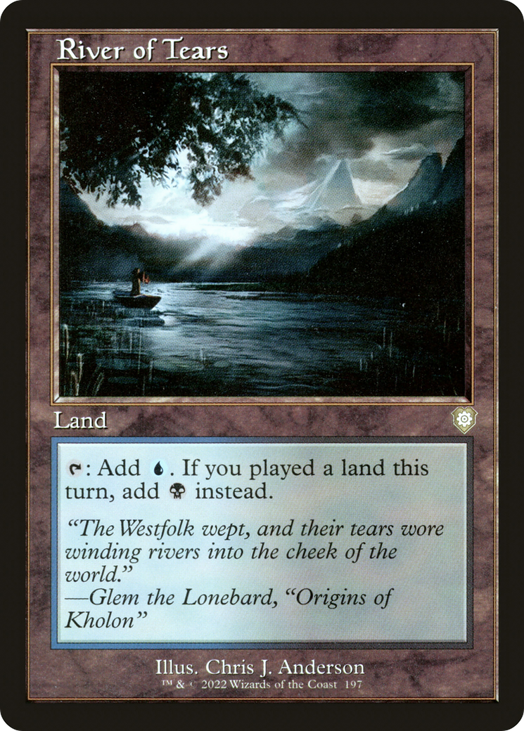 Image of River of Tears (Retro) [The Brothers' War Commander]