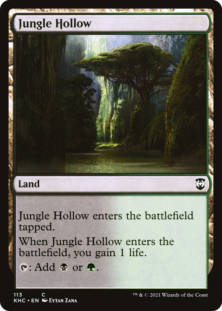 Image of Jungle Hollow [Kaldheim Commander]