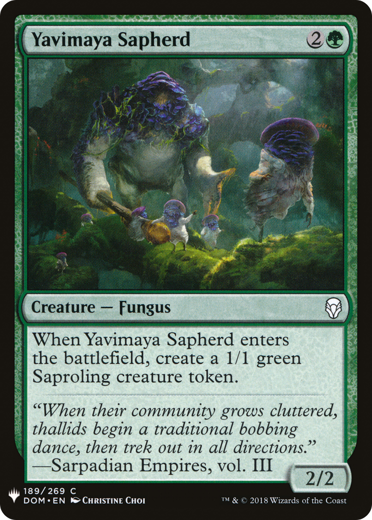 Image of Yavimaya Sapherd [Mystery Booster]
