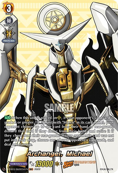 Image of Archangel, Michael (D-TB03/SKR056EN) [Shaman King]