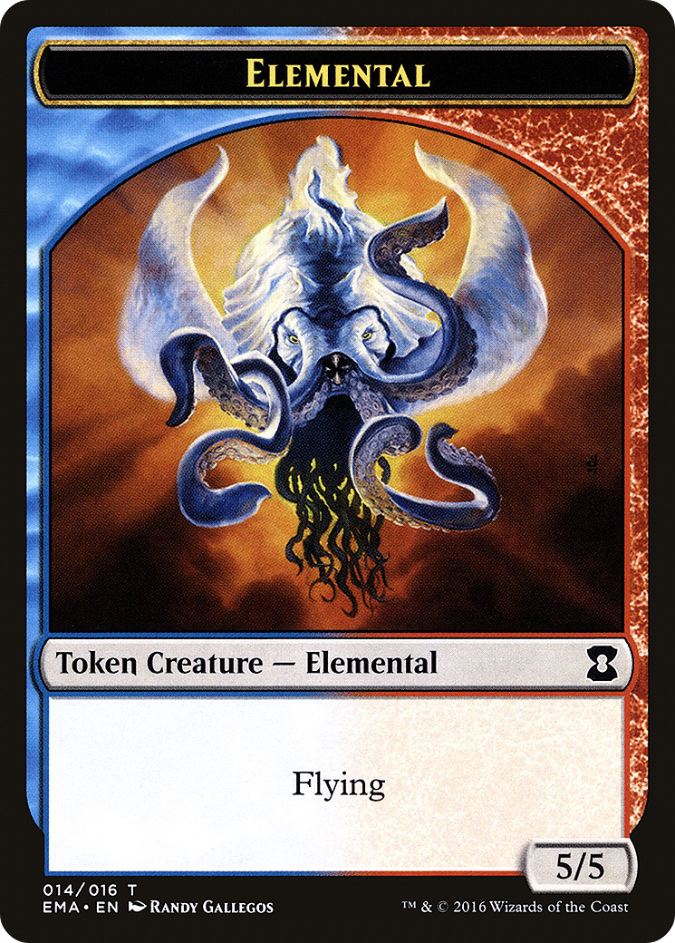 Image of Elemental Token (014/016) [Eternal Masters Tokens]