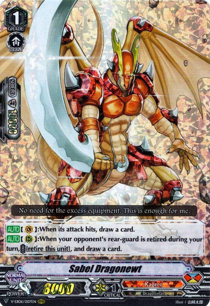 Image of Sabel Dragonewt (V-EB06/007EN) [Light of Salvation, Logic of Destruction]