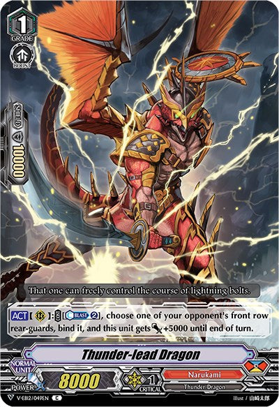 Image of Thunder-lead Dragon (V-EB12/049EN) [Team Dragon's Vanity]