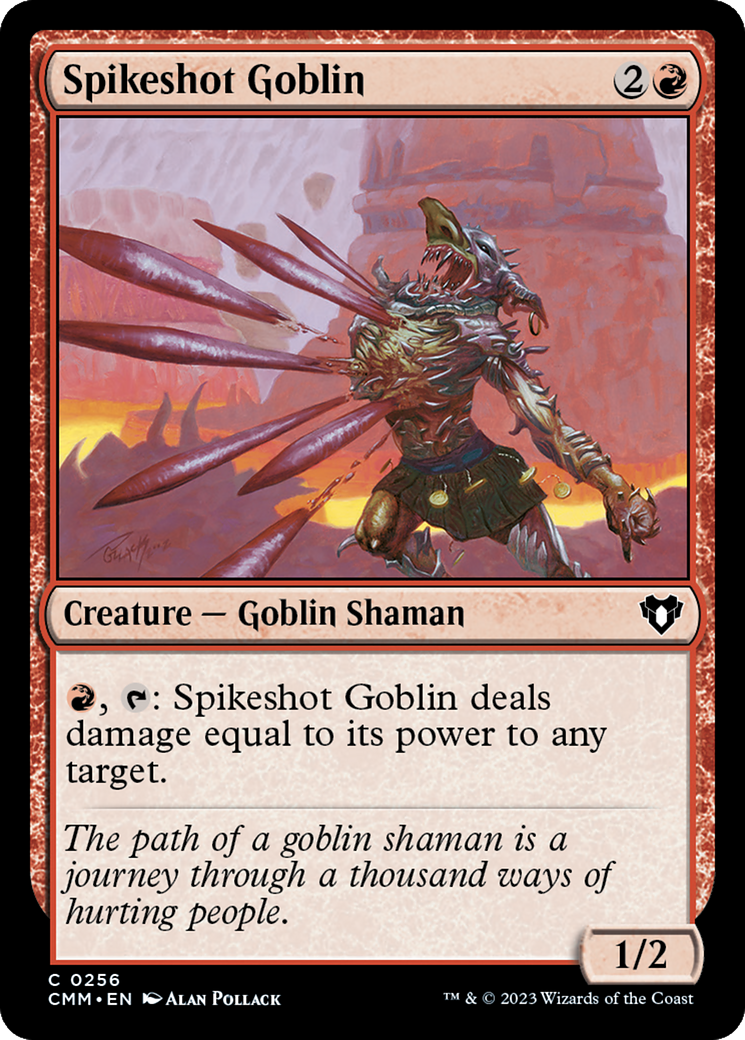 Image of Spikeshot Goblin [Commander Masters]