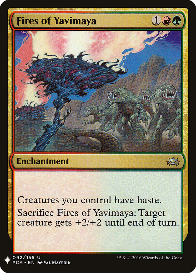 Image of Fires of Yavimaya [Mystery Booster]