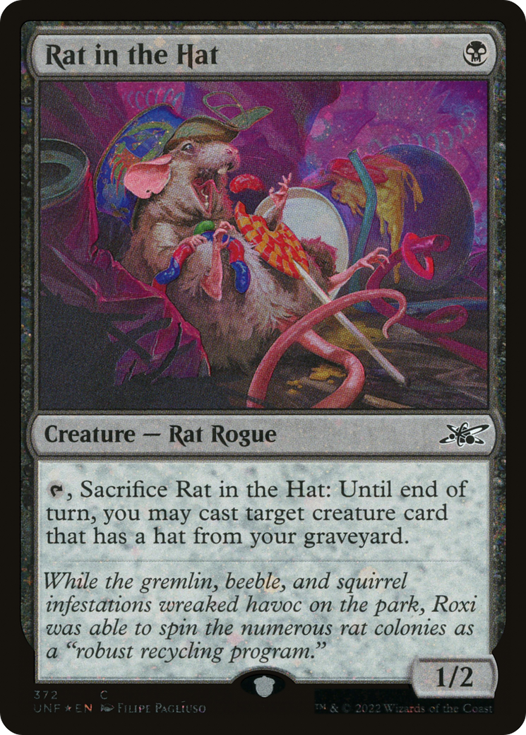 Image of Rat in the Hat (Galaxy Foil) [Unfinity]