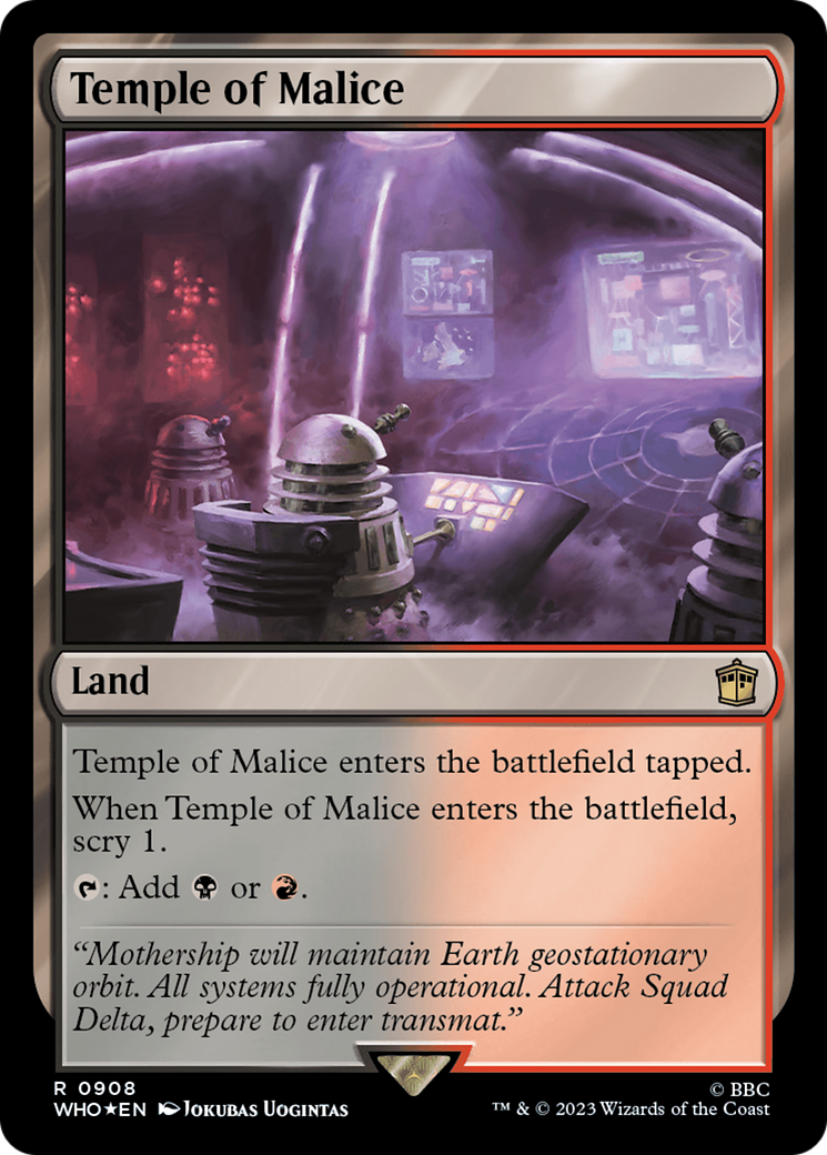 Image of Temple of Malice (Surge Foil) [Doctor Who]