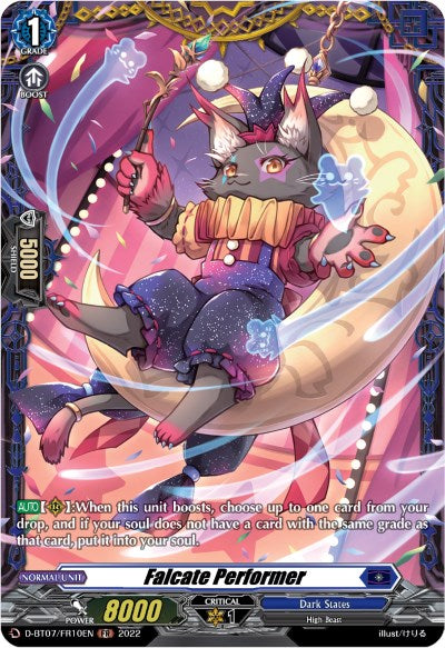 Image of Falcate Performer (FR) (D-BT07/FR10EN) [Raging Flames Against Emerald Storm]