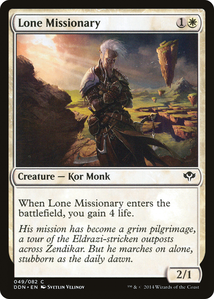 Image of Lone Missionary [Duel Decks: Speed vs. Cunning]