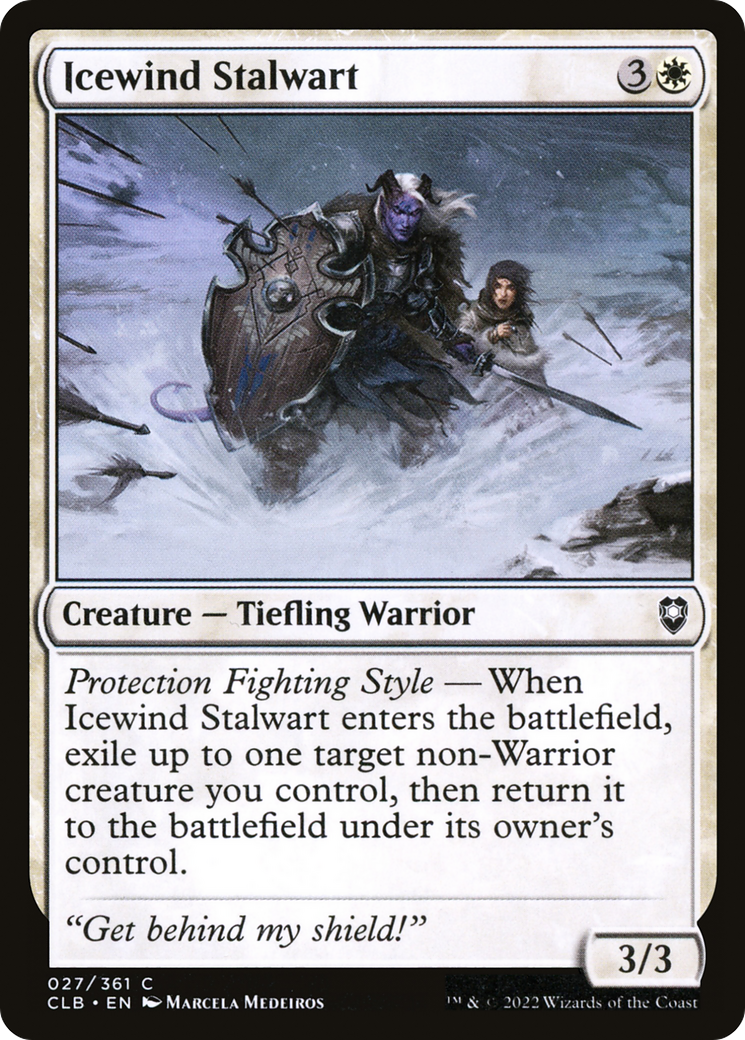 Image of Icewind Stalwart [Commander Legends: Battle for Baldur's Gate]