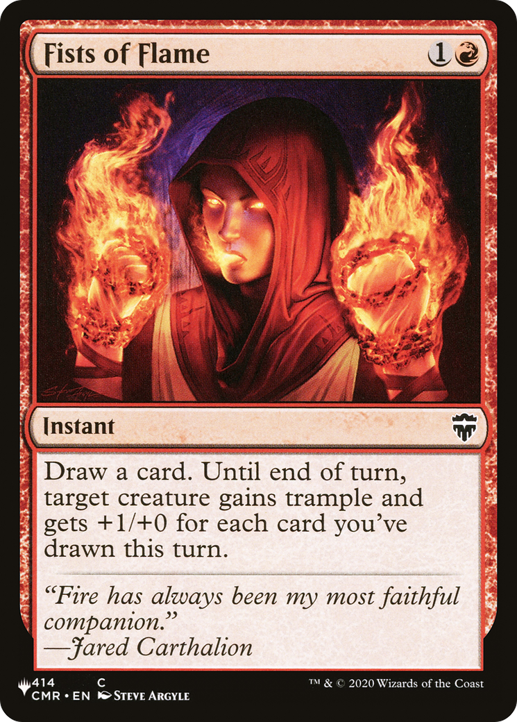 Image of Fists of Flame [The List]
