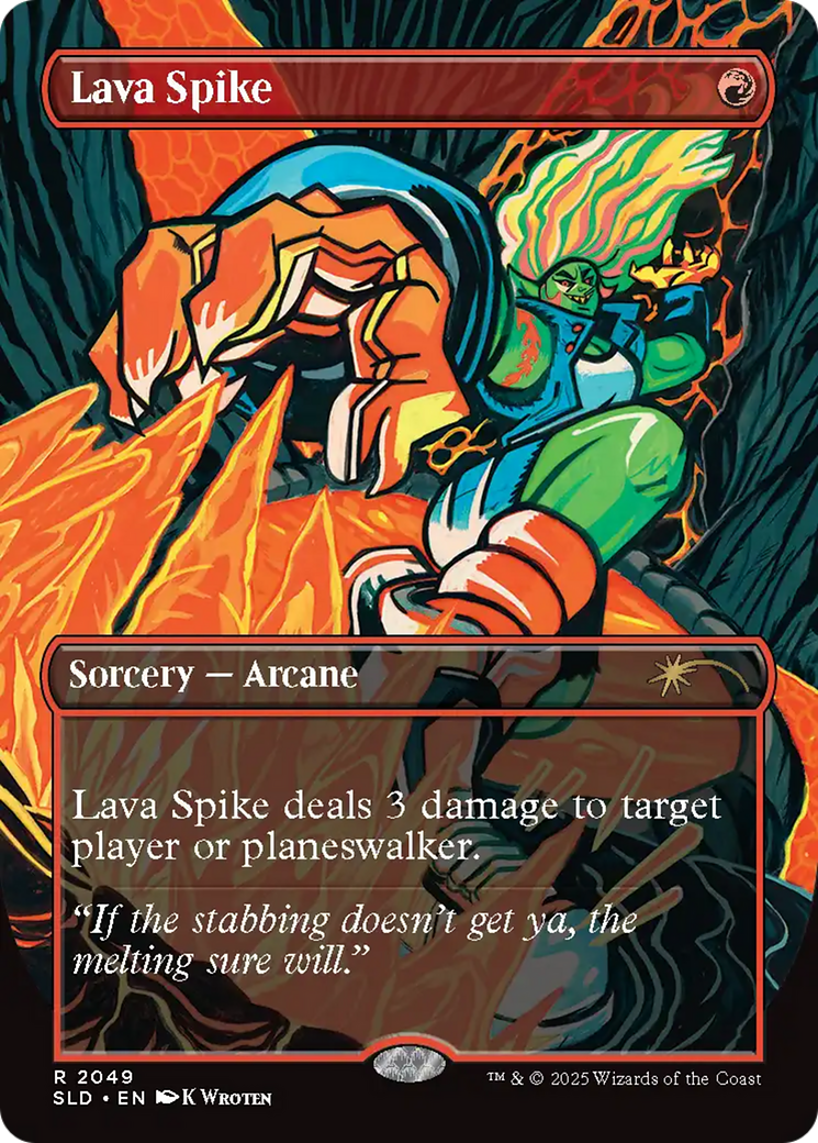 Image of Lava Spike (SLD-2049) - Secret Lair Drop