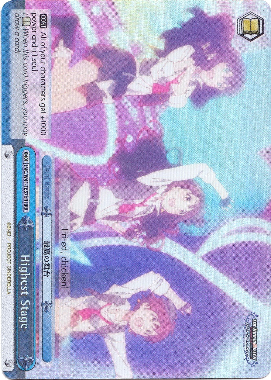 Image of Highest Stage (IMC/W41-TE57bR RRR) [The iDOLM@STER Cinderella Girls]