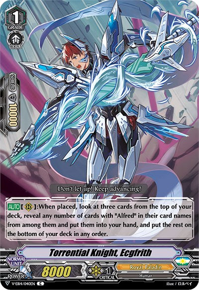 Image of Torrential Knight, Ecgfrith (V-EB14/040EN) [The Next Stage]