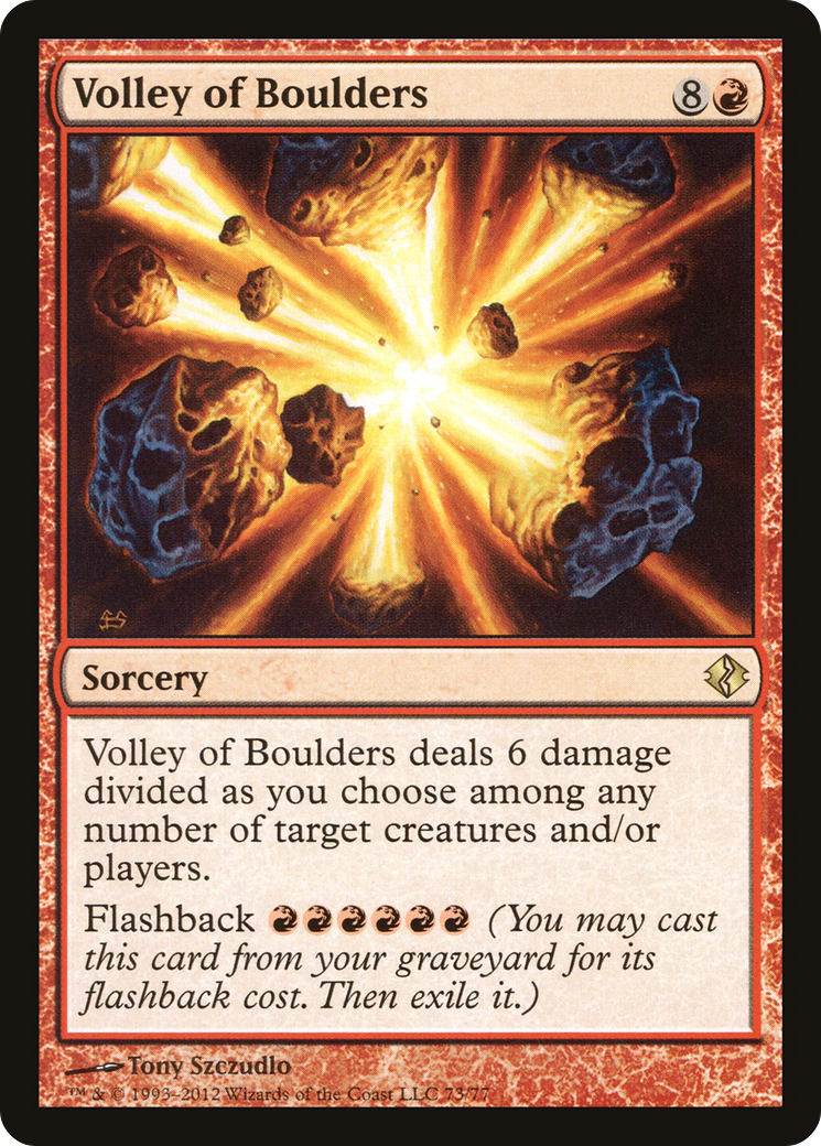 Image of Volley of Boulders [Duel Decks: Venser vs. Koth]