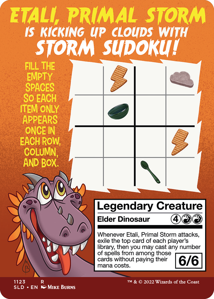 Image of Etali, Primal Storm (Borderless) [Secret Lair Drop Series]