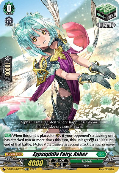 Image of Zypsophila Fairy, Asher (D-BT05/037EN) [Triumphant Return of the Brave Heroes]