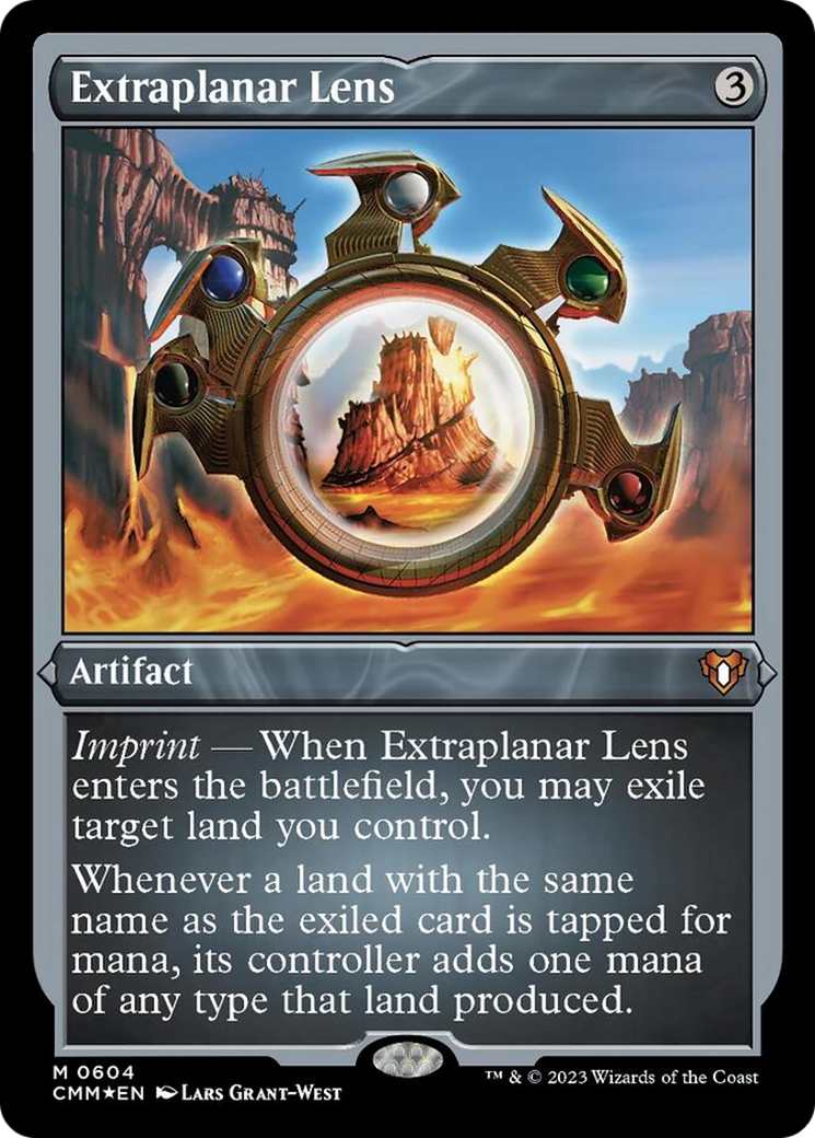 Image of Extraplanar Lens (Foil Etched) [Commander Masters]