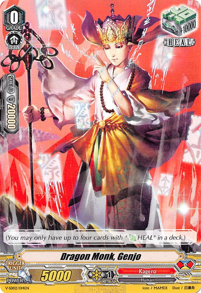 Image of Dragon Monk, Genjo (V-SD02/014EN) [2018 Free Experience Deck 