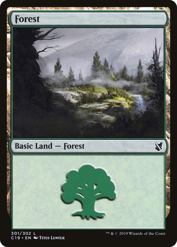 Image of Forest (301) [Commander 2019]