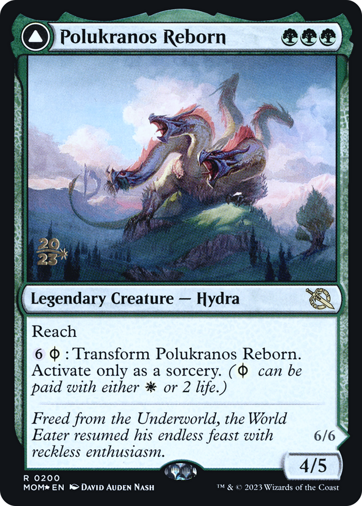 Image of Polukranos Reborn // Polukranos, Engine of Ruin [March of the Machine Prerelease Promos]