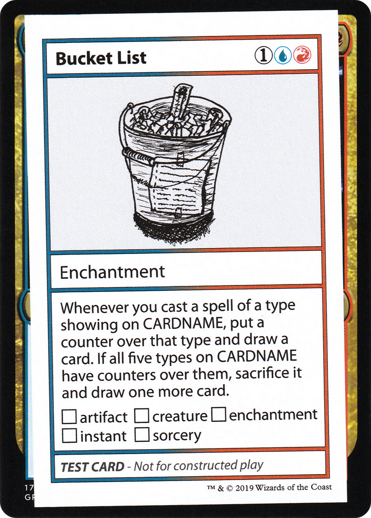 Image of Bucket List (2021 Edition) [Mystery Booster Playtest Cards]