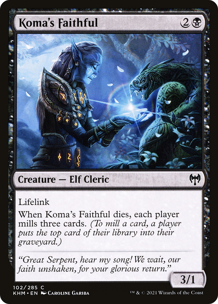 Image of Koma's Faithful [Kaldheim]