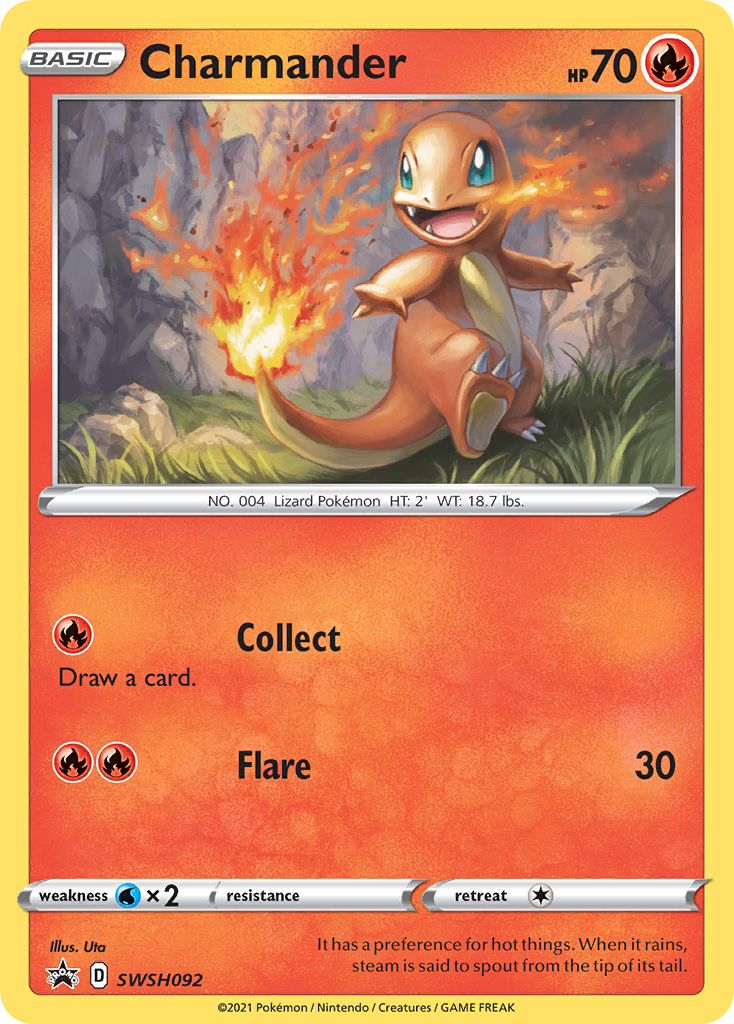 Image of Charmander (SWSH092) [Sword & Shield: Black Star Promos]