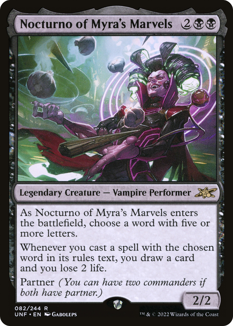 Image of Nocturno of Myra's Marvels [Unfinity]