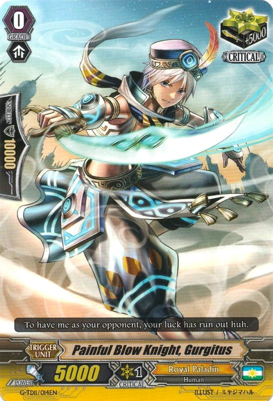 Image of Painful Blow Knight, Gurgitus (G-TD11/014EN) [Divine Knight of Heavenly Decree]
