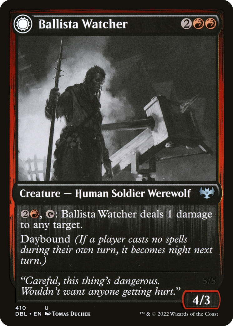 Image of Ballista Watcher // Ballista Wielder [Innistrad: Double Feature]