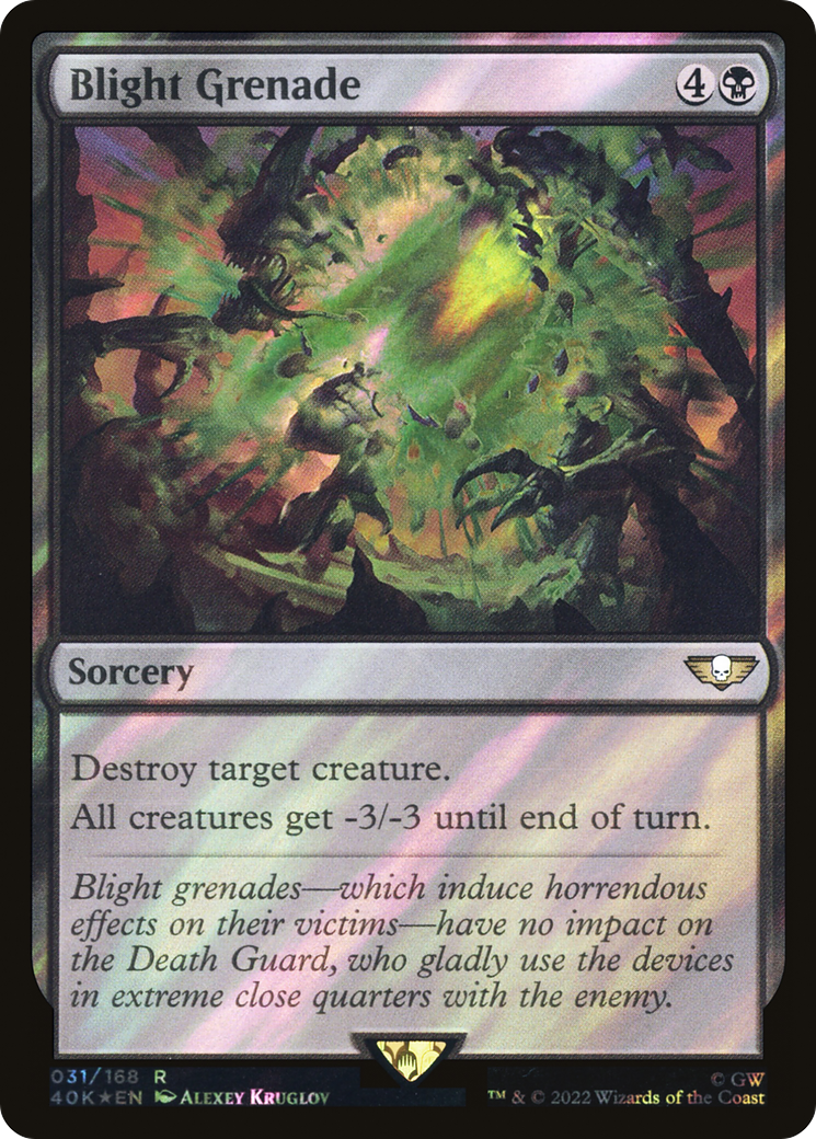 Image of Blight Grenade (Surge Foil) [Warhammer 40,000]