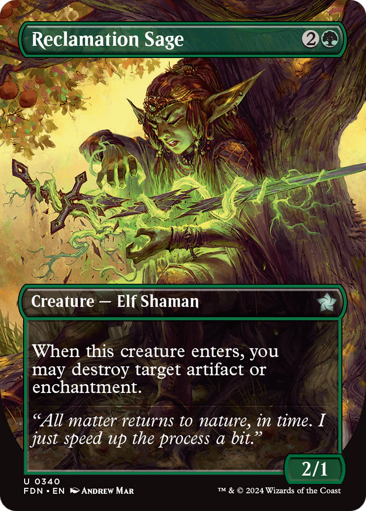 Image of Reclamation Sage (Borderless) [Foundations]
