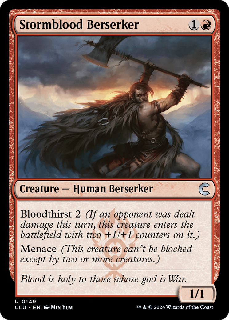 Image of Stormblood Berserker [Ravnica: Clue Edition]