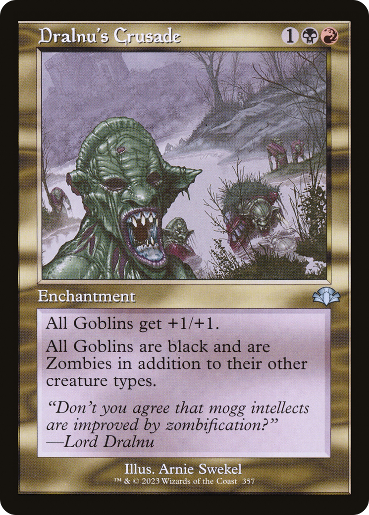 Image of Dralnu's Crusade (Retro) [Dominaria Remastered]