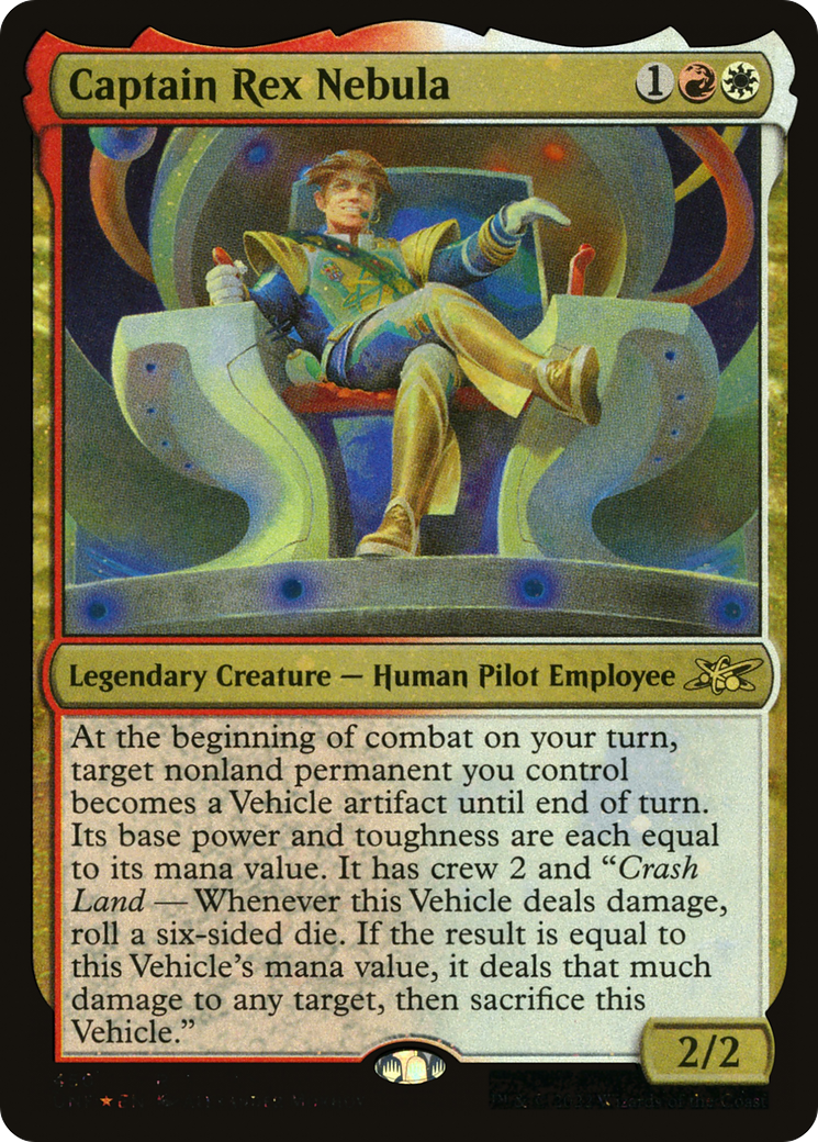 Image of Captain Rex Nebula (Galaxy Foil) [Unfinity]