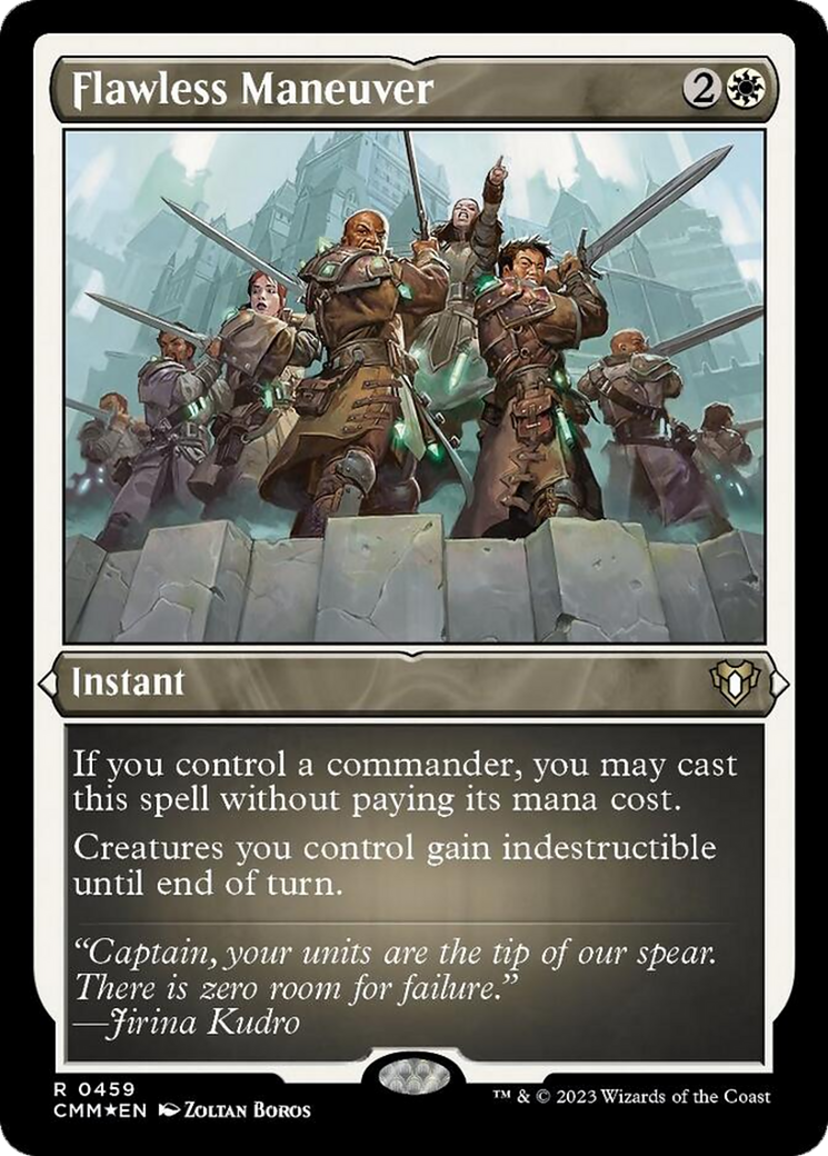 Image of Flawless Maneuver (Foil Etched) [Commander Masters]