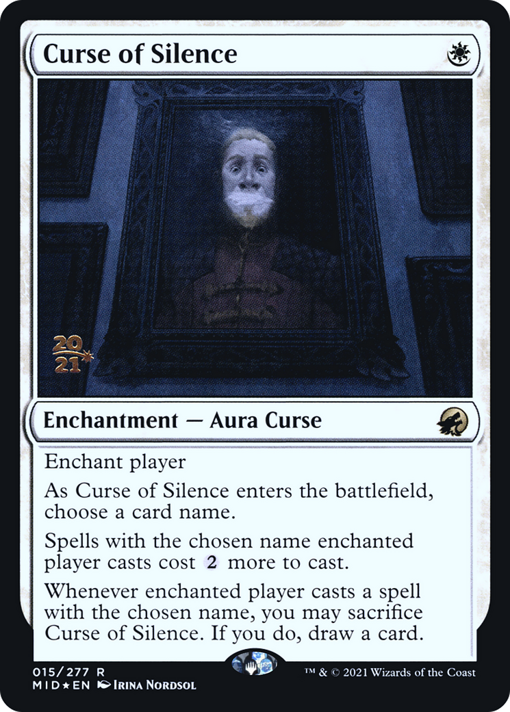 Image of Curse of Silence [Innistrad: Midnight Hunt Prerelease Promos]