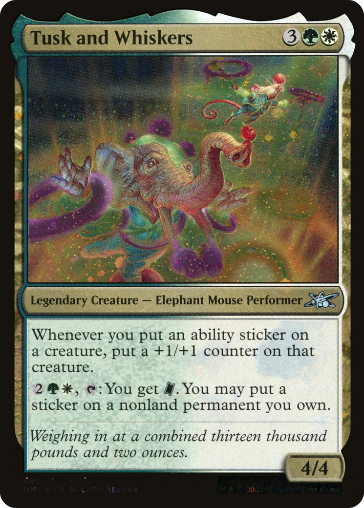 Image of Tusk and Whiskers (Galaxy Foil) [Unfinity]