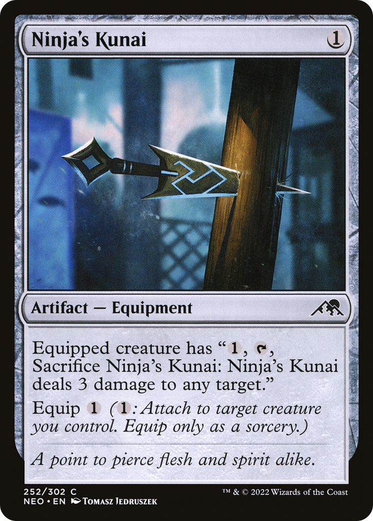 Image of Ninja's Kunai [Kamigawa: Neon Dynasty]