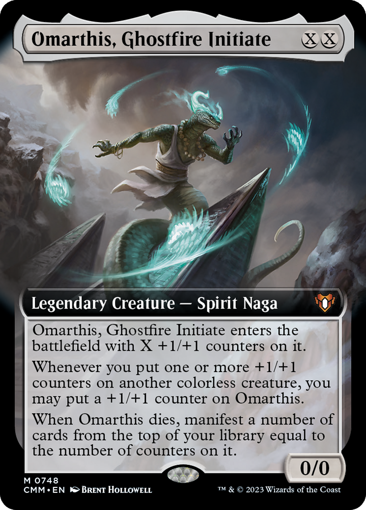 Image of Omarthis, Ghostfire Initiate (Extended Art) [Commander Masters]