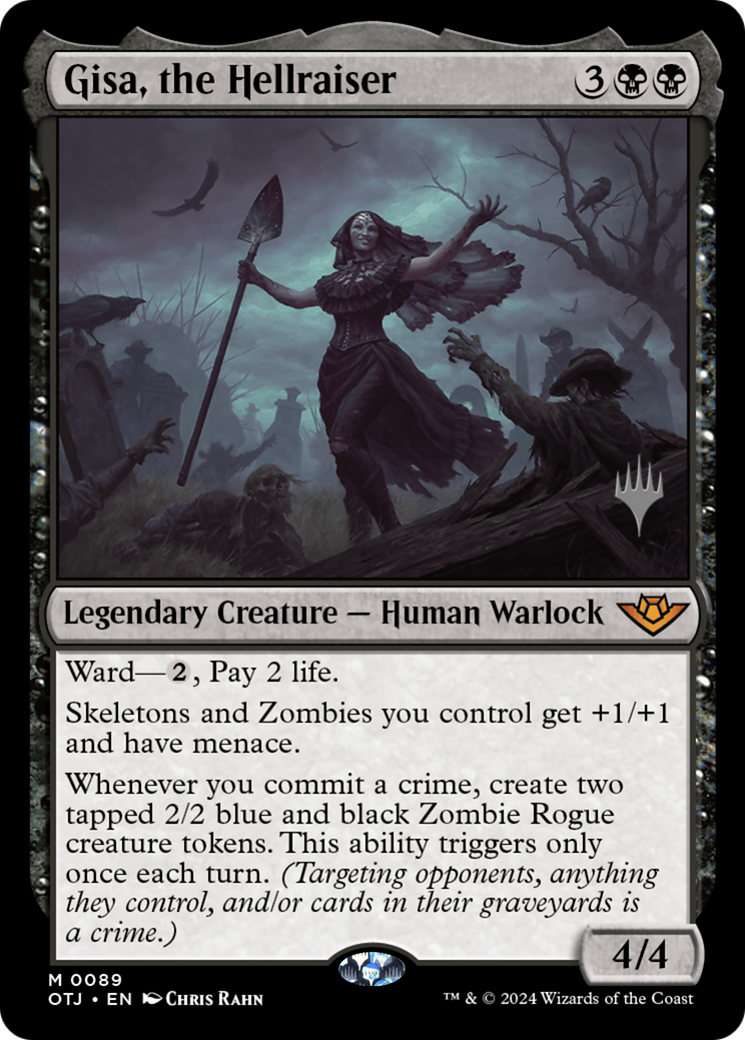 Image of Gisa, the Hellraiser (Promo Pack) [Outlaws of Thunder Junction Promos]