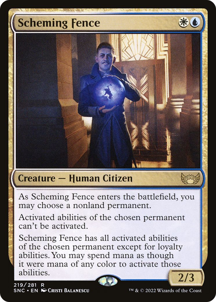 Image of Scheming Fence [Streets of New Capenna]