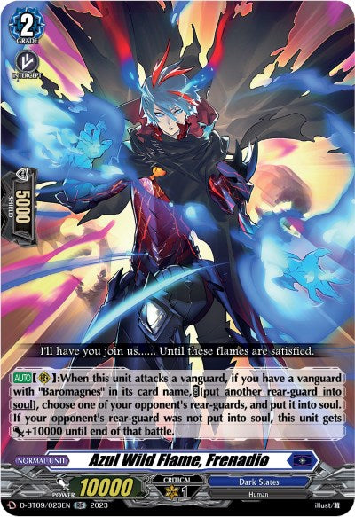 Image of Azul Wild Flame, Frenadio (D-BT09/023EN) [Dragontree Invasion]