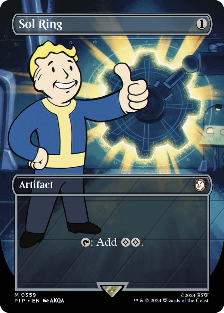 Image of Sol Ring (Borderless) [Fallout]