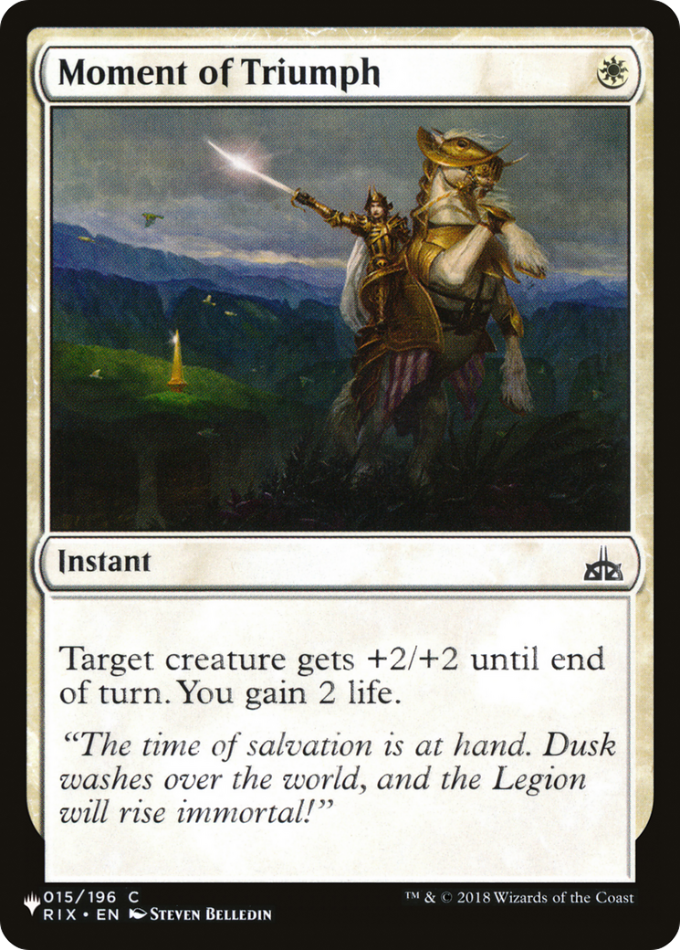 Image of Moment of Triumph [The List]