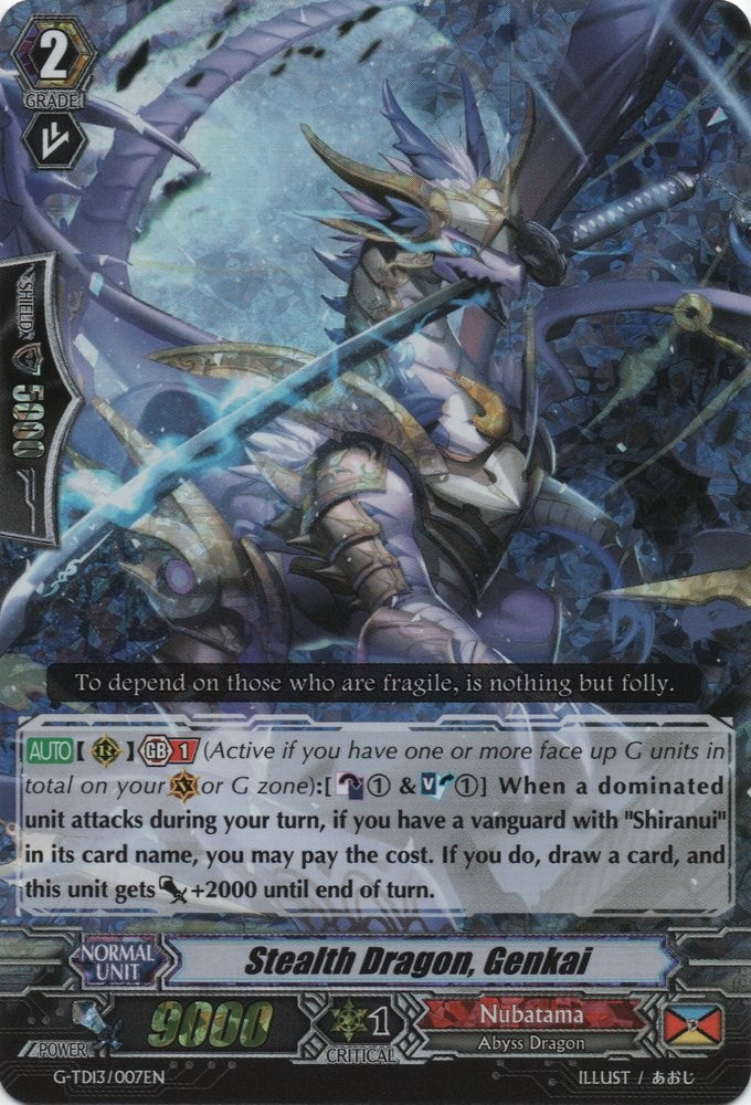Image of Stealth Dragon, Genkai (RRR) (G-TD13/007EN) [Evil Eye Sovereign]