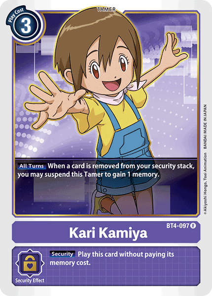 Image of Kari Kamiya [BT4-097] [Great Legend]