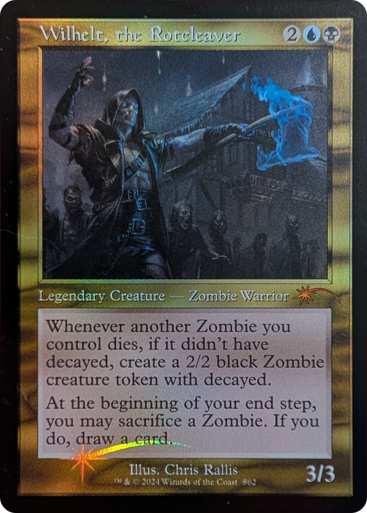 Image of Wilhelt, the Rotcleaver (Retro Frame) [Secret Lair Drop Series]